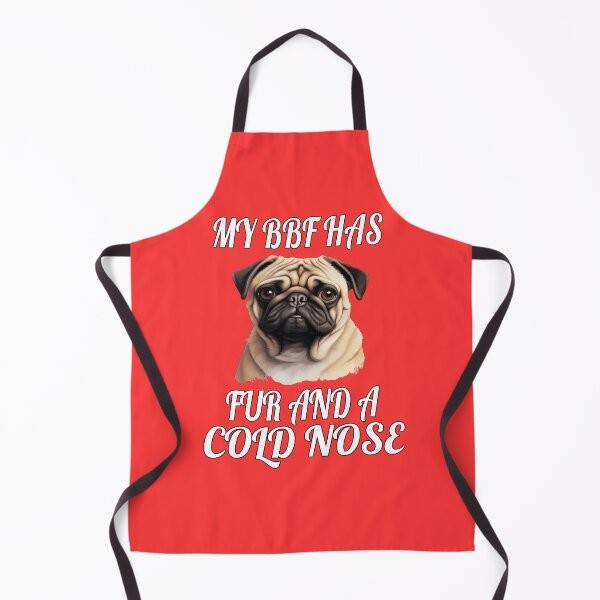 Item preview, Pug Pet Dog Owner Art Design My BFF Has Fur And A Cold Nose designed and sold by fantasticdesign.