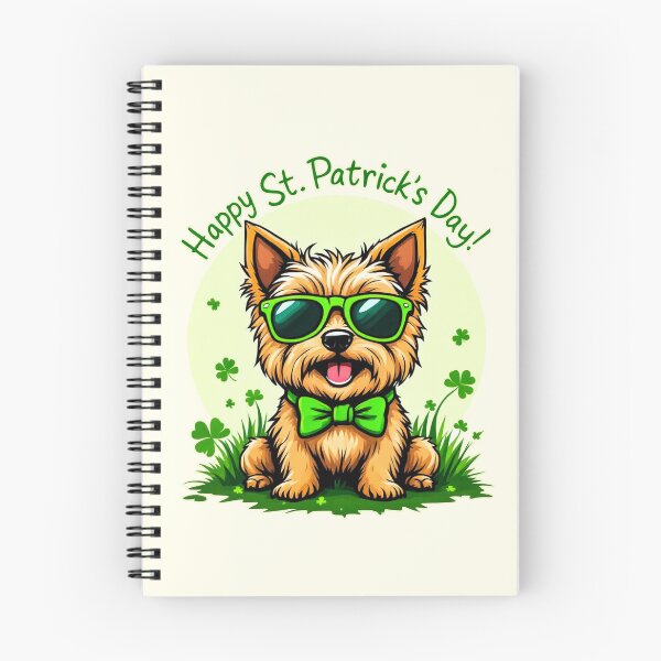 Item preview, St. Patrick’s Day Cairn Terrier 3 designed and sold by SteadyRolling.