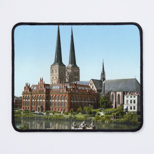 Item preview, Lübeck seen from the river designed and sold by 19th Century in Color.