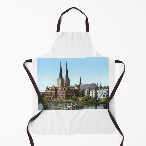Item preview, Lübeck seen from the river designed and sold by 19th Century in Color.