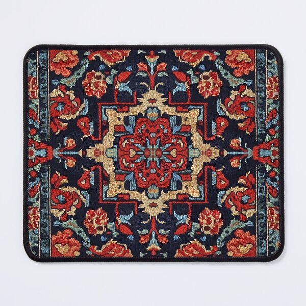 Item preview, Vintage Soviet floral geometric tapestry pattern designed and sold by TheOctopusRage.