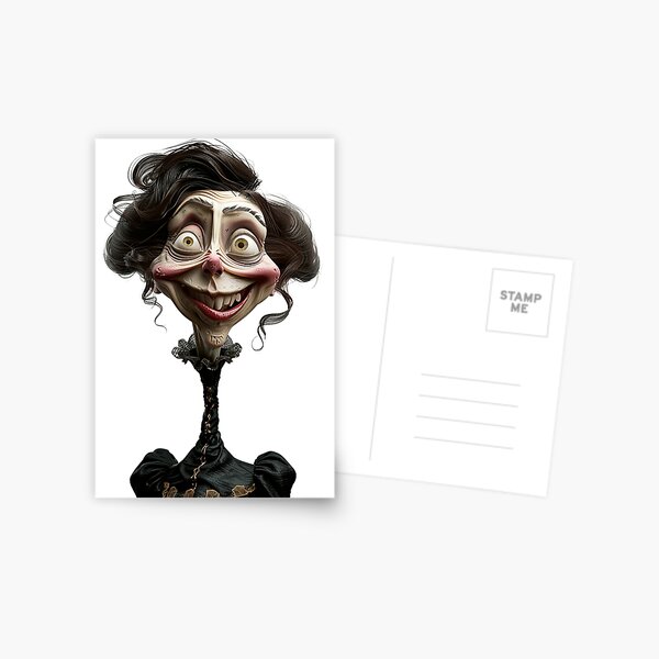 Item preview, Grinning Victorian Lady on an Endless Neck (Style 350-1) designed and sold by gimpysticks.