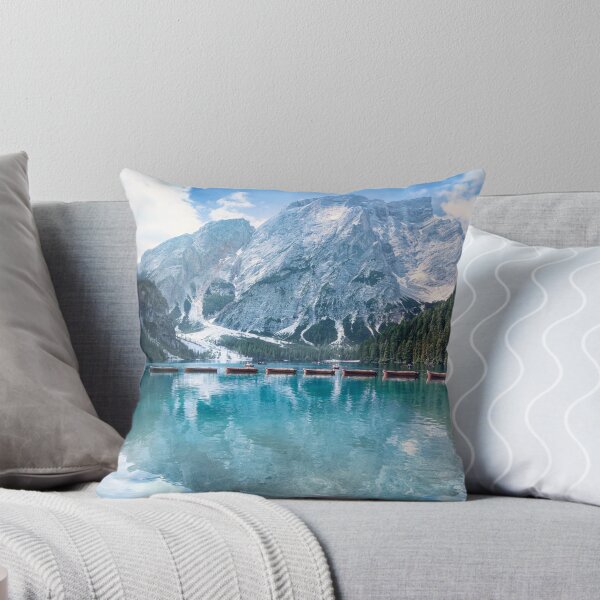Item preview, Boats in Lake Braies, Dolomites designed and sold by Stefano Orazzini.