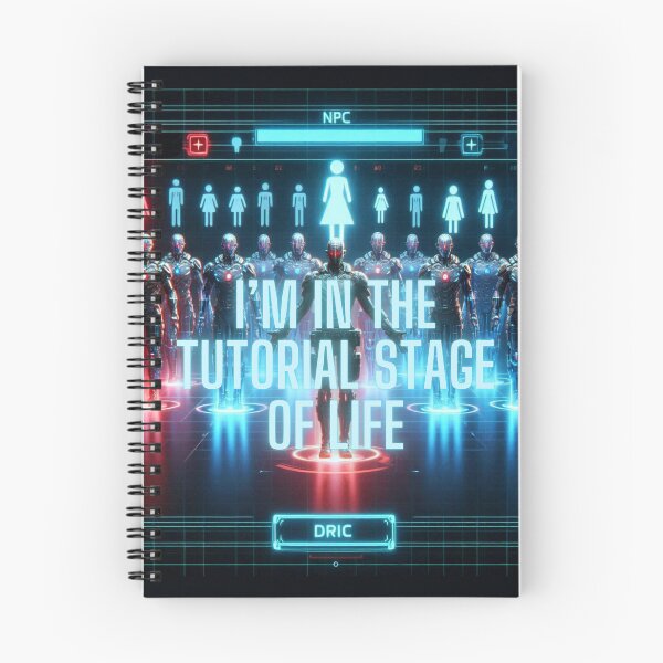 Item preview, NPC Vibes - I'm in the Tutorial Stage of Life designed and sold by nature. electrified..