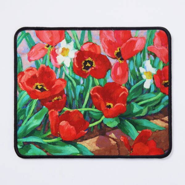 Item preview, Scarlet Tulips designed and sold by Foxloxart.