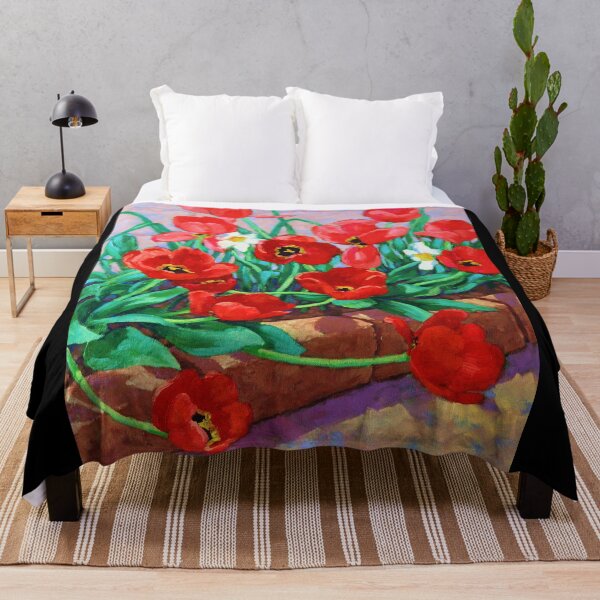 Item preview, Scarlet Tulips designed and sold by Foxloxart.