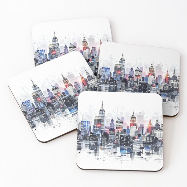 Item preview, Urban skyline designed and sold by Emile-Sabord.