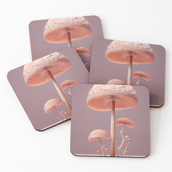 Item preview, Cluster of pink mushrooms designed and sold by anytka.