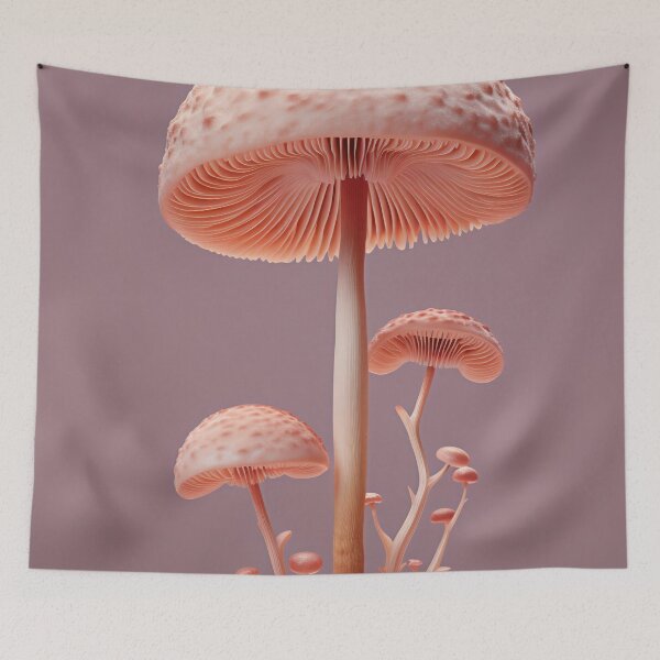 Item preview, Cluster of pink mushrooms designed and sold by anytka.