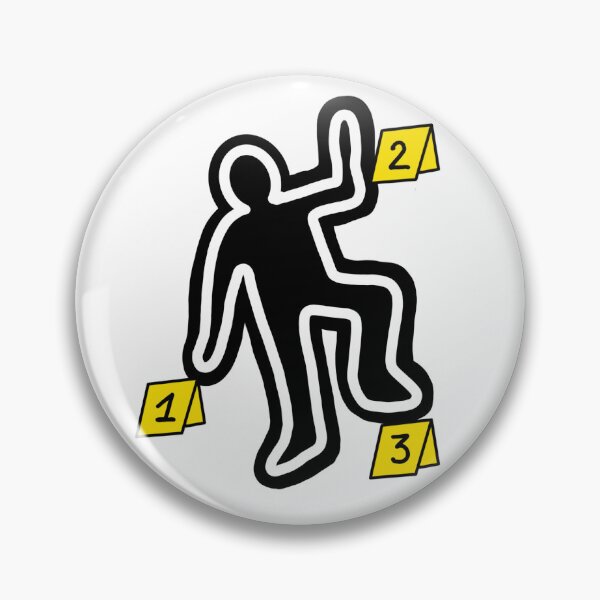 Item preview, Crime Scene Chalk Outline designed and sold by HallyuHeaven.