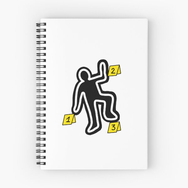 Item preview, Crime Scene Chalk Outline designed and sold by HallyuHeaven.