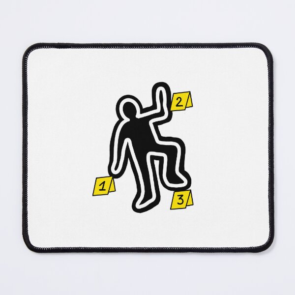 Item preview, Crime Scene Chalk Outline designed and sold by HallyuHeaven.