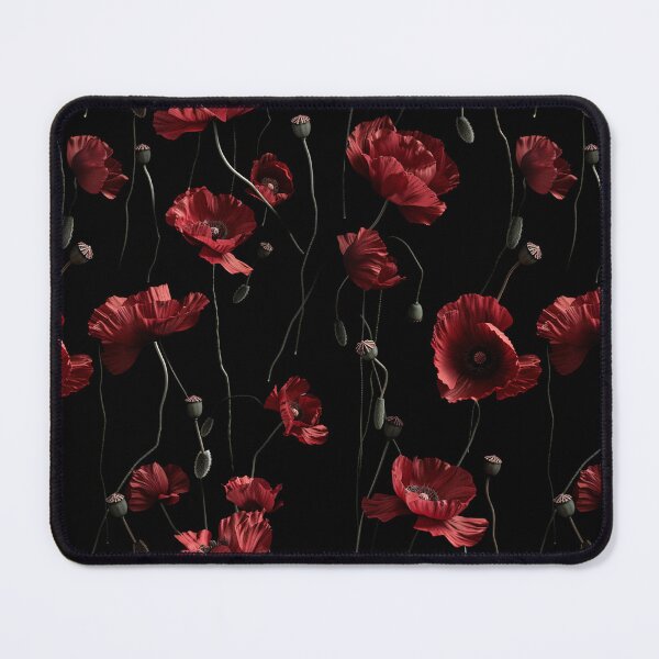 Item preview, Crimson Poppy Blooms and Pods designed and sold by LabMandala.