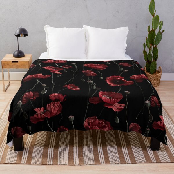 Item preview, Crimson Poppy Blooms and Pods designed and sold by LabMandala.