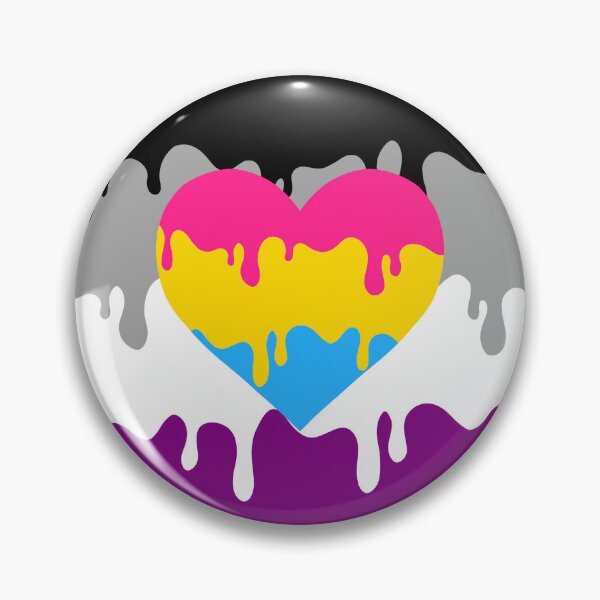 Item preview, Asexual Panromantic Drippy Flag designed and sold by Chimerasite.