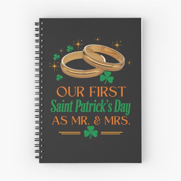 Item preview, Our First St. Patrick’s Day As Mr. & Mrs. Lucky In Love, Blessed For Life designed and sold by elynne9.