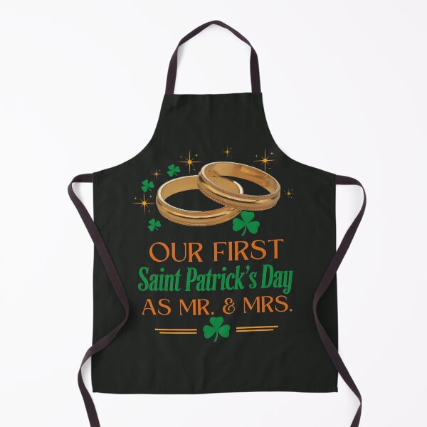 Item preview, Our First St. Patrick’s Day As Mr. & Mrs. Lucky In Love, Blessed For Life designed and sold by elynne9.