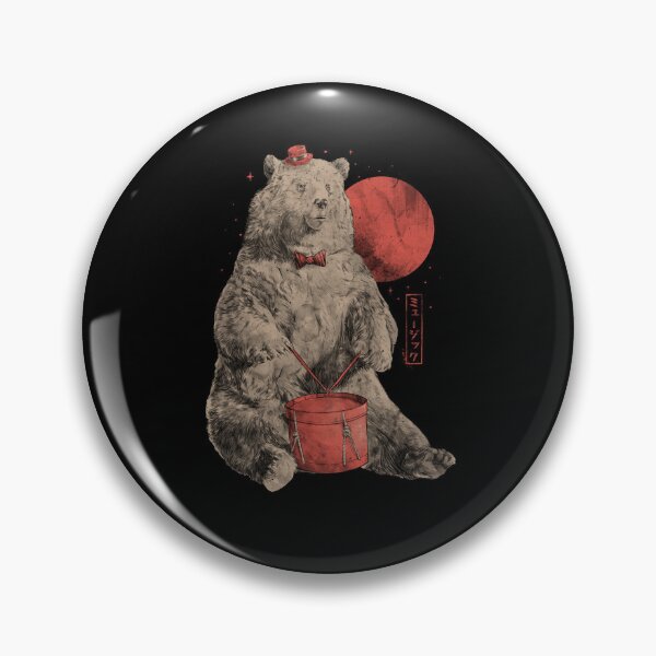 Item preview, Drum Bear Cute Music Animal designed and sold by EduEly.