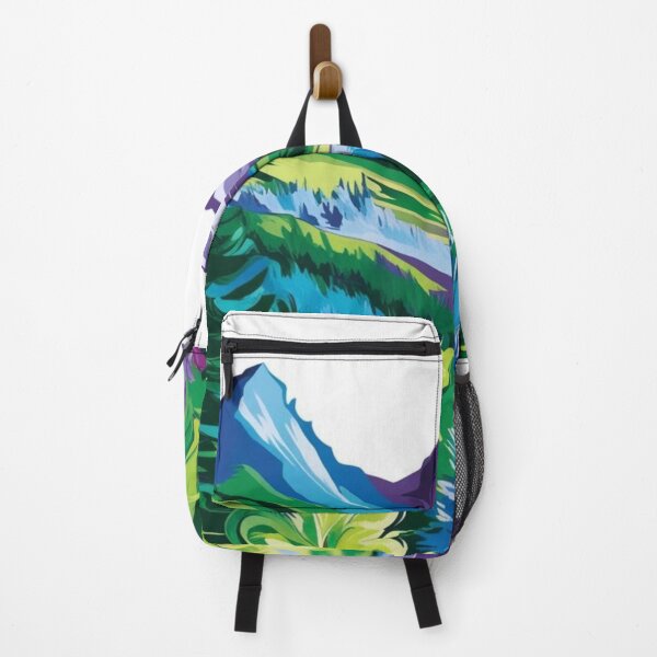 Item preview, Abstract Fantasy Mountain Paradise designed and sold by Forest Aura Vibes.