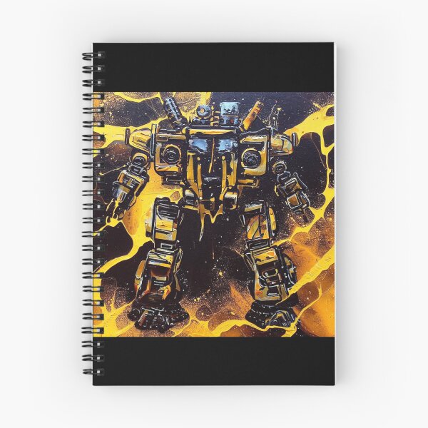 Artikelvorschau, Mech Roboter Acrylgemälde 053 entworfen und verkauft von Paws Of Aries.