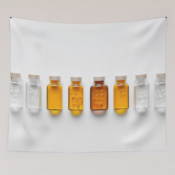 Item preview, Row of prescription bottles designed and sold by anytka.