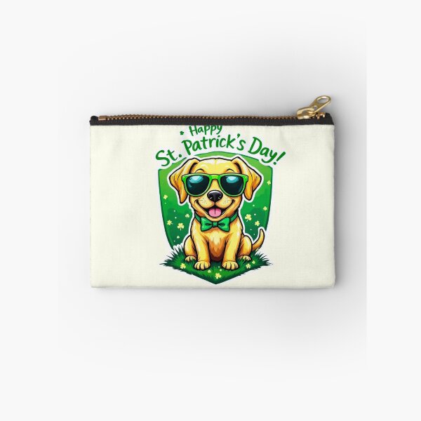 Item preview, St. Patrick's Day Golden Retriever Dog designed and sold by SteadyRolling.