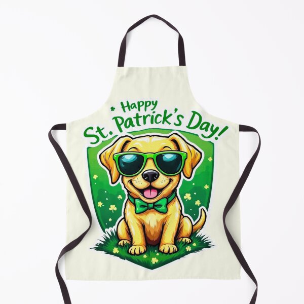 Item preview, St. Patrick's Day Golden Retriever Dog designed and sold by SteadyRolling.