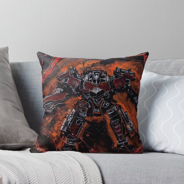 Item preview, Mech Robot Acrylic Pour Painting 054 designed and sold by Paws Of Aries.