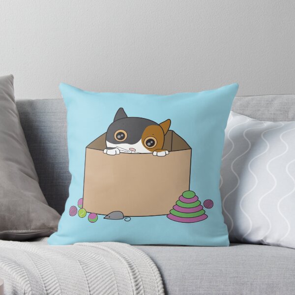 Item preview, Cat in a  box designed and sold by ChilliAndNutmeg.