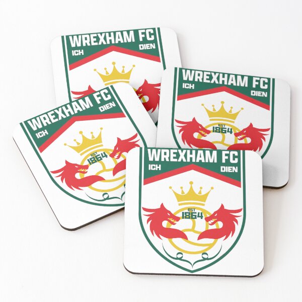 Item preview, Wrexham AFC Crest Revamped designed and sold by walkingredcard.