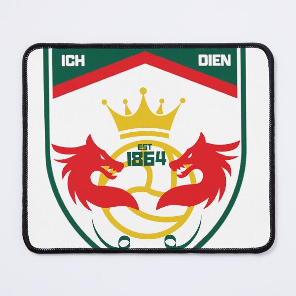 Item preview, Wrexham AFC Crest Revamped designed and sold by walkingredcard.