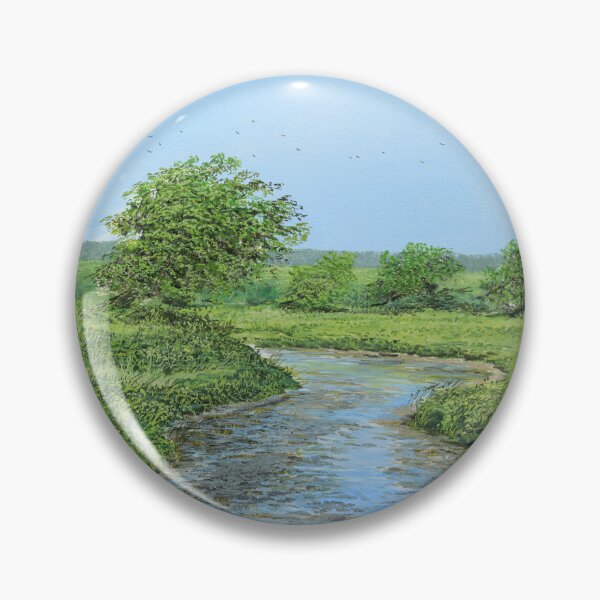 Item preview, Moving World - a Curtain over a Summer Landscape designed and sold by art paintings.