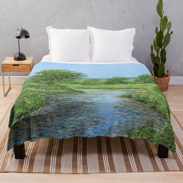 Item preview, Moving World - a Curtain over a Summer Landscape designed and sold by art paintings.