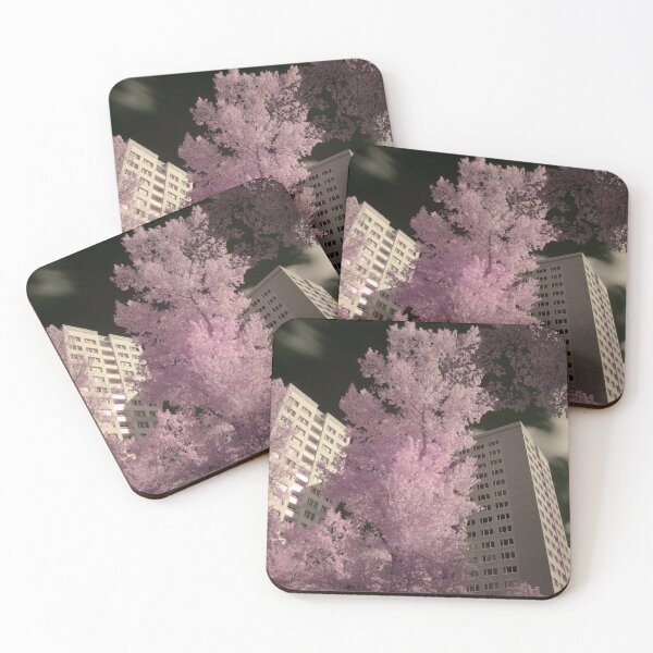 Item preview, Infra-red pink tree designed and sold by polsodipolpo.