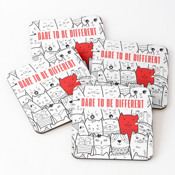 Item preview, My cats red VI DARE TO BE DIFFERENT designed and sold by Visual Arts Sławomir Grzanek.