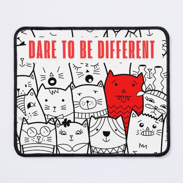 Item preview, My cats red VI DARE TO BE DIFFERENT designed and sold by Visual Arts Sławomir Grzanek.
