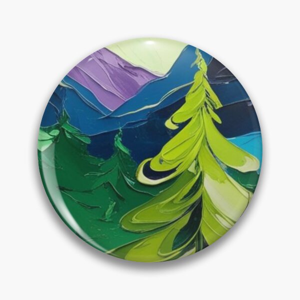 Item preview, Abstract Tree and Purple Mountains designed and sold by Forest Aura Vibes.