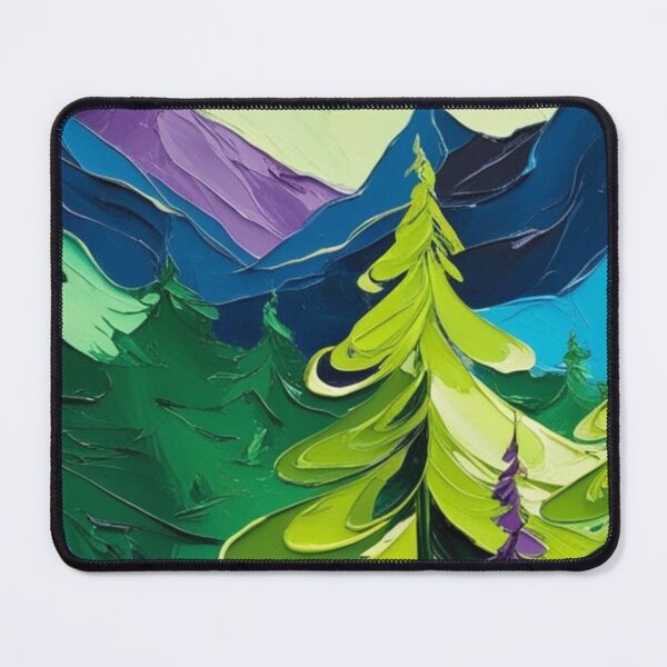 Item preview, Abstract Tree and Purple Mountains designed and sold by Forest Aura Vibes.