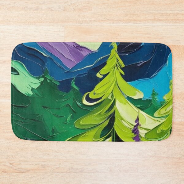 Item preview, Abstract Tree and Purple Mountains designed and sold by Forest Aura Vibes.