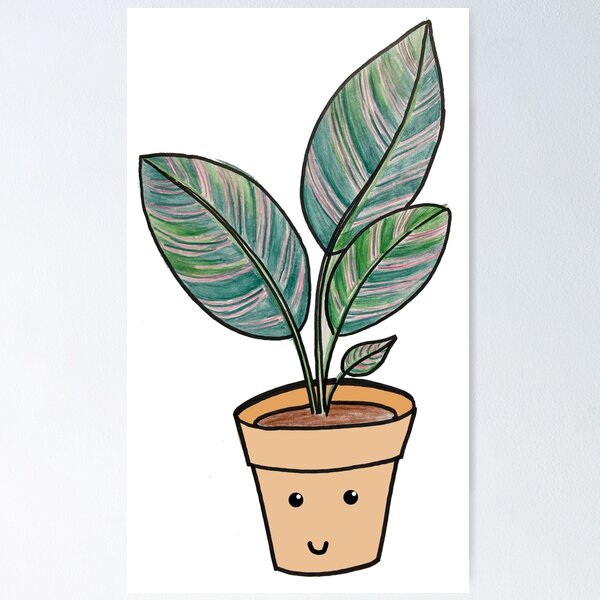 Item preview, Cute Plant Pink Pin Strip Khalifa designed and sold by Luilui7.
