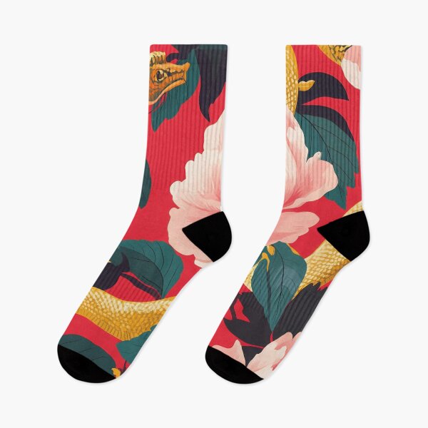 Item preview, Floral snake design pattern designed and sold by anytka.