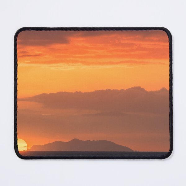 Item preview, Gorgona island and setting sun view from Livorno coast, Tuscany designed and sold by Stefano Orazzini.