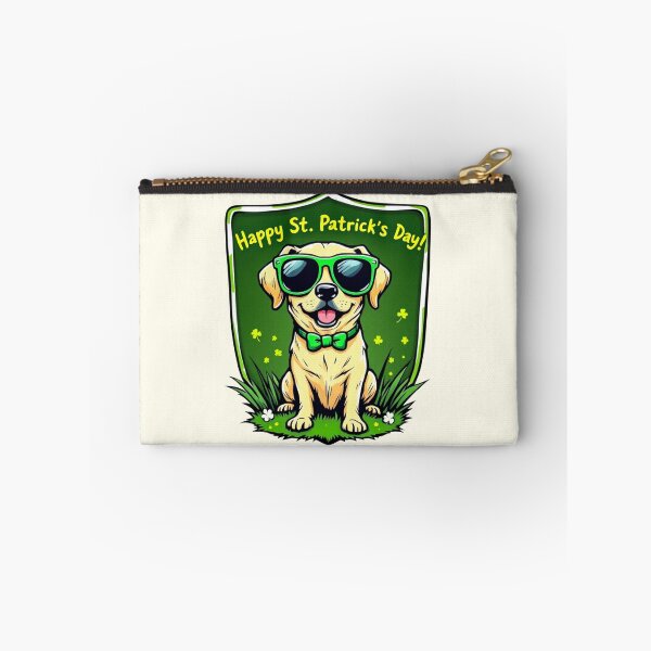 Item preview, St. Patrick's Day Golden Retriever Dog 2 designed and sold by SteadyRolling.