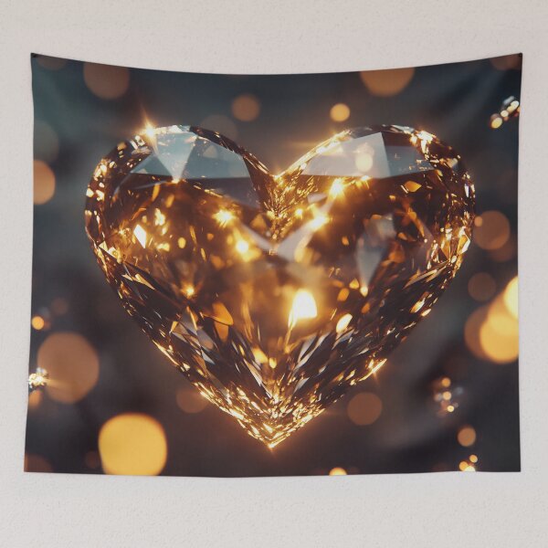 Item preview, Sparkling heart crystal designed and sold by anytka.