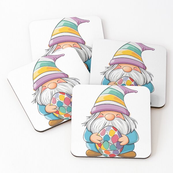 Item preview,  Happy gnome with a bright egg designed and sold by IceFlowerArt.