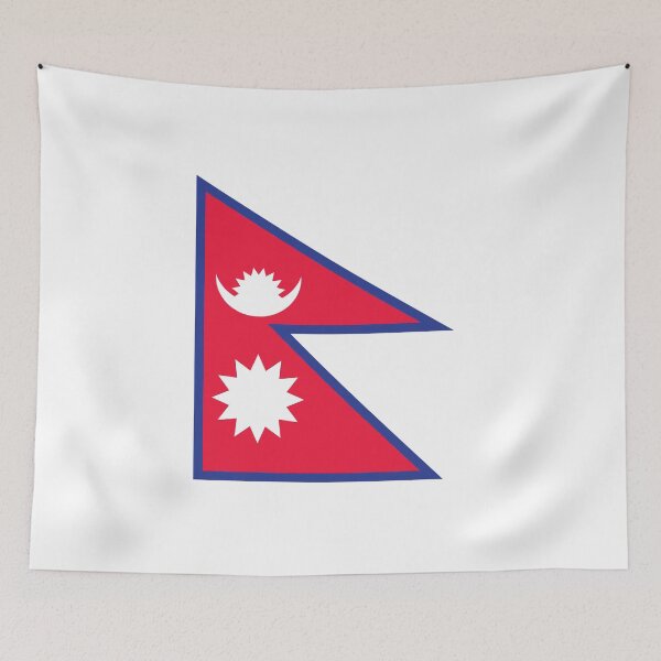 Item preview, Nepal Flag designed and sold by CoachEkong.