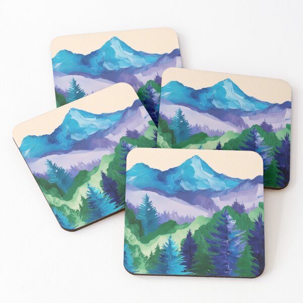 Item preview, Purple Mountain Magic Fantasy designed and sold by Forest Aura Vibes.