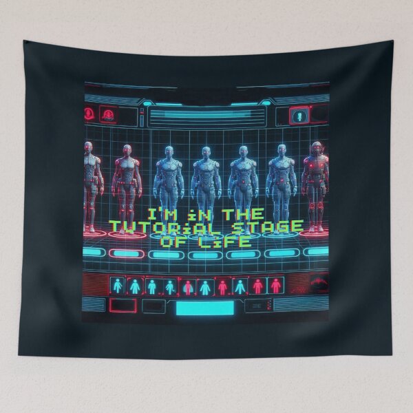 Item preview, NPC Vibes - I'm in the Tutorial Stage of Life designed and sold by nature. electrified..
