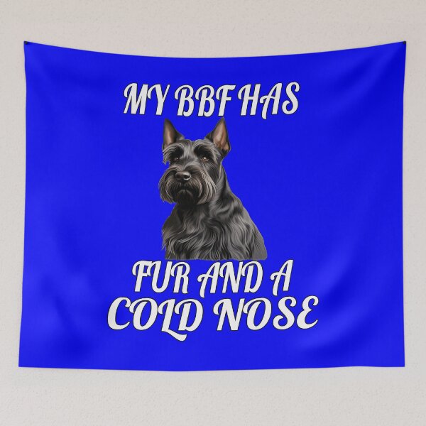 Item preview, Scottish Terrier Dog Owner My BFF Has Fur And A Cold Nose designed and sold by fantasticdesign.