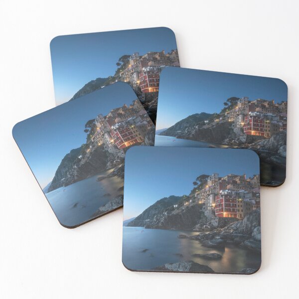 Item preview, Blue twilight over the village of Riomaggiore. Cinque Terre, Italy designed and sold by Stefano Orazzini.